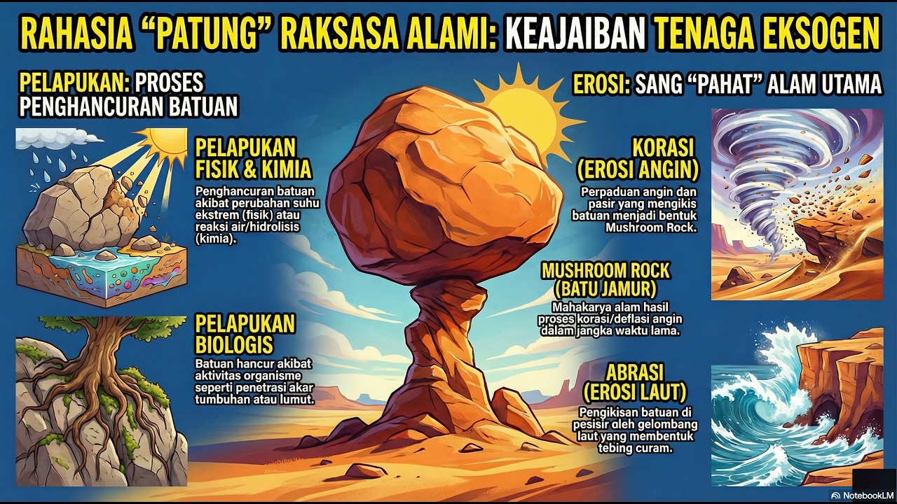Tenaga Eksogen - Tenaga Dari Luar yang Memahat Bumi