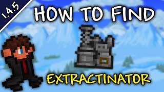 How To QUICKLY Find Extractinator In Terraria 1.4.5.5 | Extractinator Seed Terraria 1.4.5.5