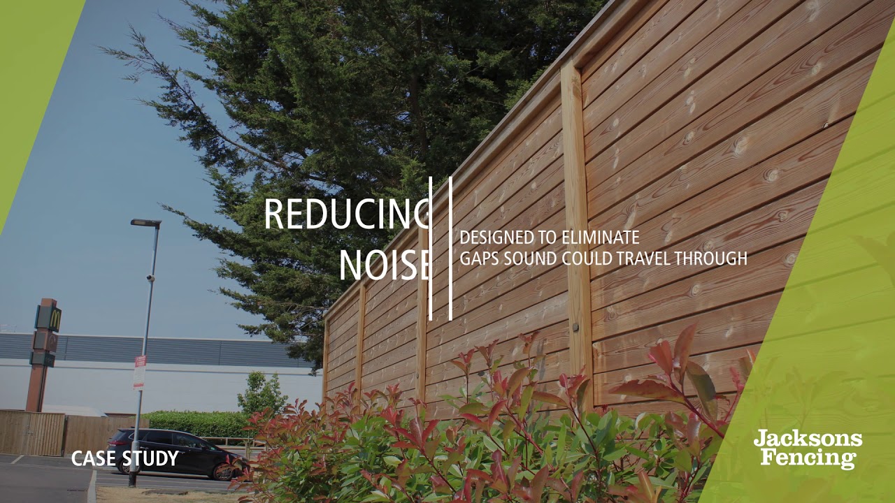 Jacksons Fencing - McDonald's Acoustic Fencing - YouTube