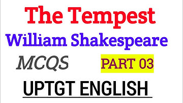 The Tempest by William Shakespeare || Most Important Questions