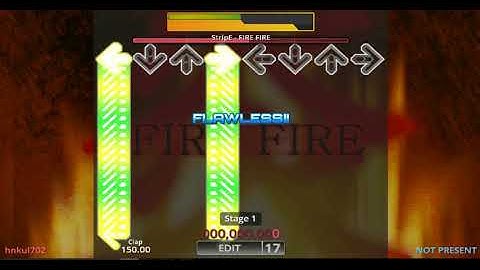 [DDR EDIT/DP] FIRE FIRE / StripE (Lv. 17)