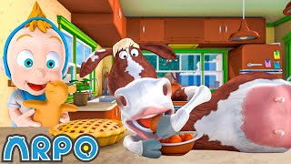 Mission Moo Moo 🐮 | ARPO The Robot Classics | Full Episode | Baby Compilation | Funny Kids Cartoons