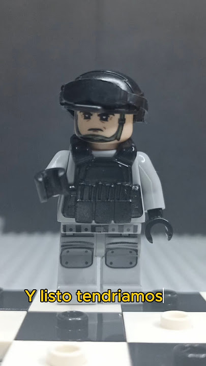 Como hacer a Soldado de la Guardia Nacional en Lego. #lego #legoarmy #legocustom