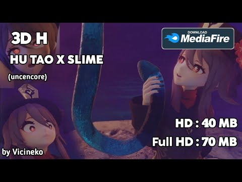 3D H HU TAO X SLIME || GENSHIN IMPACT