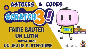 Tuto Scratch3 - Comment faire sauter un lutin comme dans un jeu de plateforme