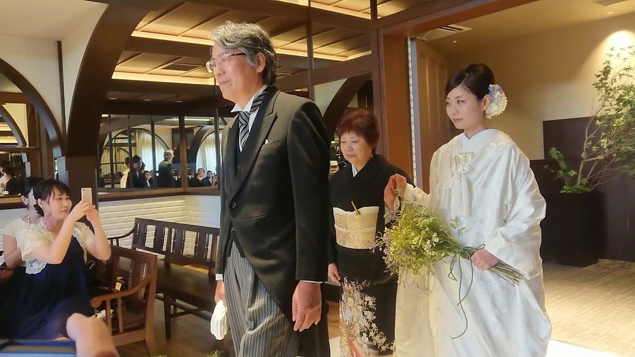 植村くん結婚式 入場