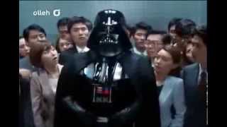 Başrolde Darth Vader - Olleh Kt Lte Warp Commerical - Asansör
