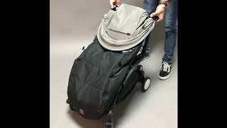 can you fold babyzen yoyo with footmuff