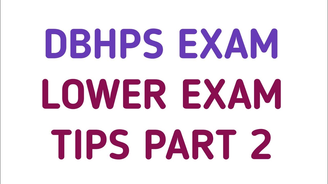 Must watch before go to your exam What are the things keep to attend Hindi lower exam, dbhps Hindi 