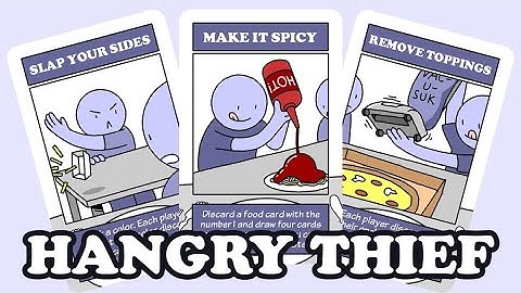 Hangry Thief Card Game Video