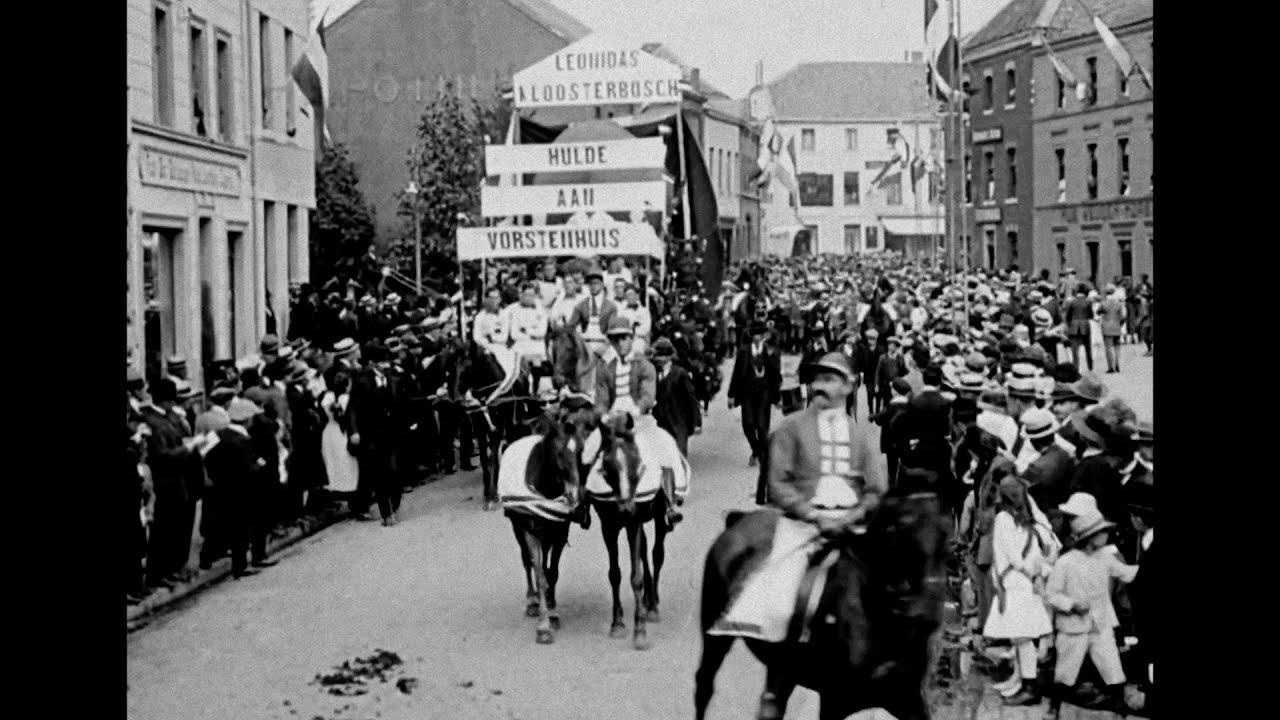 Kerkrade oranjefeesten 1919 in HD en restauratie