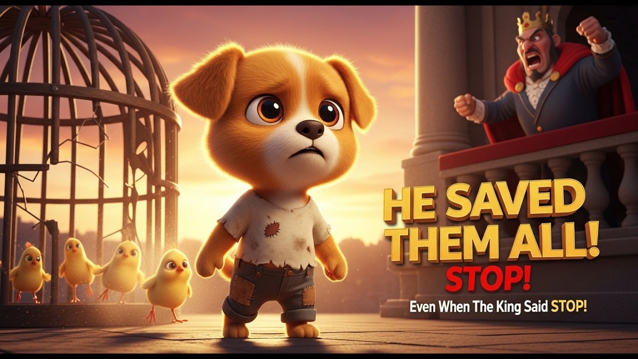 The Tiny Puppy Who Defied the Cruel King | A Brave Heart Changed the Village Foreve#emotionalstory