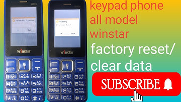 how to all keypad phone winstar factory reset/clear user data/format user data by pin code
