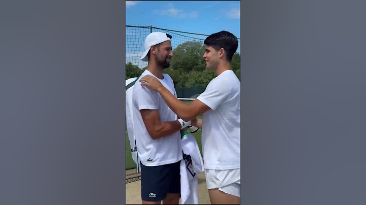 El gesto CÓMPLICE de DJOKOVIC y ALCARAZ antes de comenzar su participación en WIMBLEDON