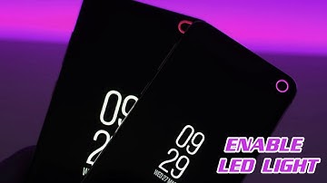 How To Enable Led Notification Light Around Camera On Android Devies | Samsung Galaxy A51