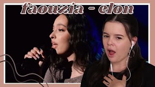 Faouzia - 'Elon' Live - Stripped Reaction | Carmen Reacts