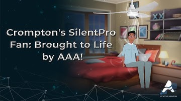 Crompton SilentPro Smart IoT-enabled Fan | Energy Efficient | Alexa Control | Art Attack Animation