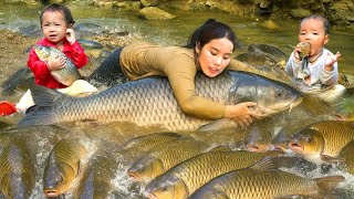 Heavy rainy day: encounter a giant school of fish - Catch fish, trap fish for sale Buy new clothes