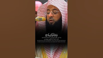 ﴿ مِّنَ ٱلۡمُؤۡمِنِينَ رِجَالٞ صَدَقُواْ ﴾ تلاوة هادئة ماتعة للشيخ بدر التركي 🤍