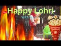 Happy Lohri 😊 😃 😀 burning 🔥 peanuts 🥜 