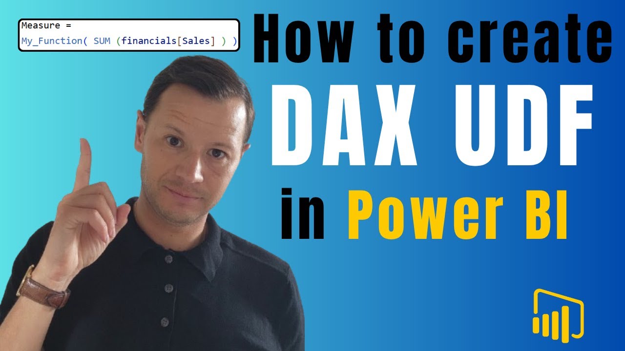Stop Rewriting DAX! Create User Defined Functions UDFs in Power BI Step by Step