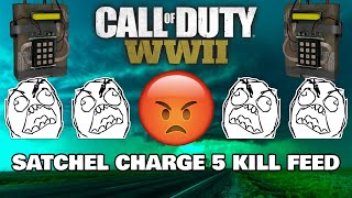 Call Of Duty® WWII | SATCHEL CHARGE 5 KILL FEED! | Funny Moments Vol. 16