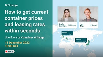 How to get current container prices and SOC leasing rates within seconds? Container xChange Insights