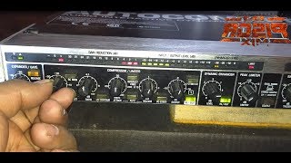 BEHRINGER MDX1600 COMPRESSION LIMITER PART 2 DJ PISGA EXPLAINS