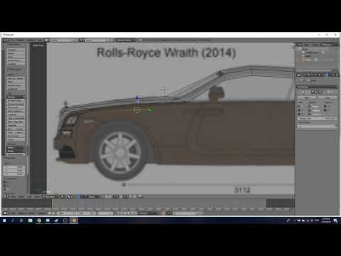 Modeling Speedrun - Rolls Royce Wraith (44:20 no speed up)