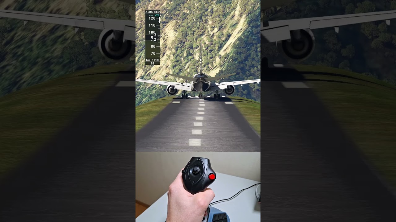 Impossible takeoff at Lukla airport #msfs2020