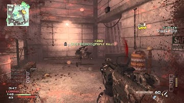 MW3 Hardhat Triple Grenade Kill