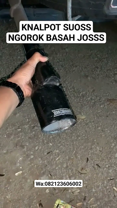 KNALPOT SUOS NGOROK BASAH TERPASANG DI NEW CARRY #pickup#suoss