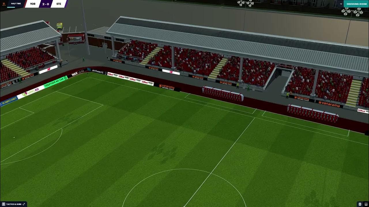 FOOTBALL MANAGER 23 YORK STEVENAGE VANARAMA NATIONAL LEAGUE