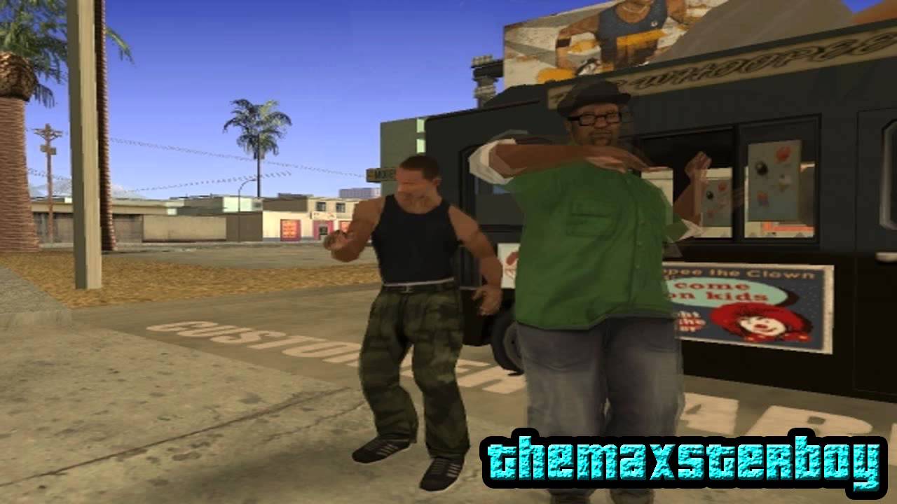 GTA San Andreas Loquendo: CJ y Big Smoke Venden Helado
