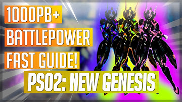 PSO2 New Genesis How To Increase BATTLE POWER Fast 💪 Guide!!!