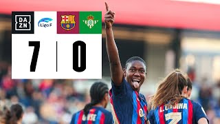 FC Barcelona vs Real Betis Féminas (7-0) | Resumen y goles | Highlights Liga F
