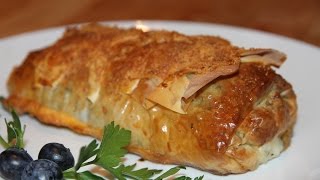 КУРИНЫЕ ГРУДКИ В ТЕСТЕ ФИЛО С МАСЛОМ И СПЕЦИЯМИ КУРИНЫЕ ГРУДКИ В ТЕСТЕ ФИЛО С МАСЛОМ И СПЕЦИЯМИ