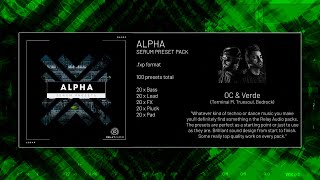 Alpha (Serum Preset Pack)