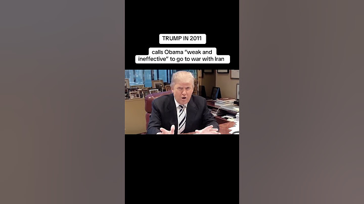 Trump’s words on Iran come back to HAUNT him