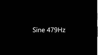 Sine 479Hz Audio Only