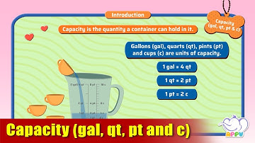 G3 - Module 23b - Introduction - Capacity | Appu Series | Grade 3 Math Learning