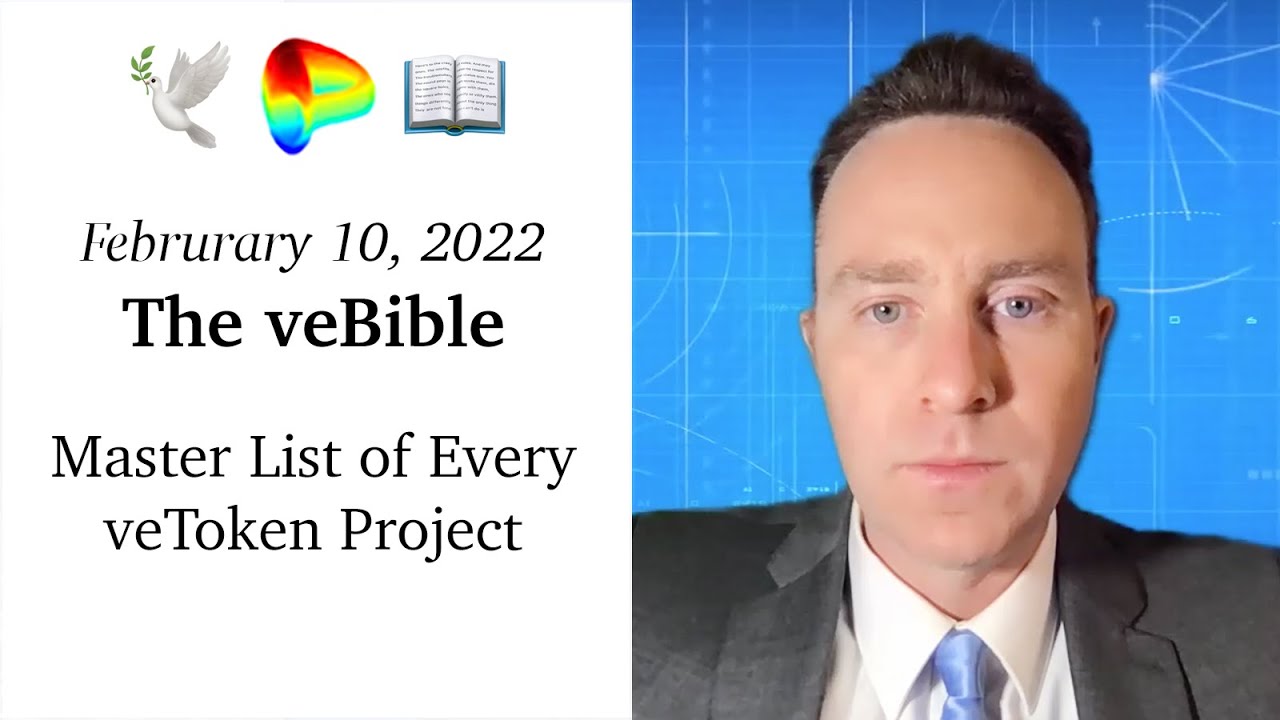 February 10, 2022: The veBible 🕊📖 ️ Master List of Every veToken Project
