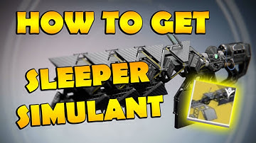 Destiny: How to get SLEEPER SIMULANT [GUIDE IN DESC]
