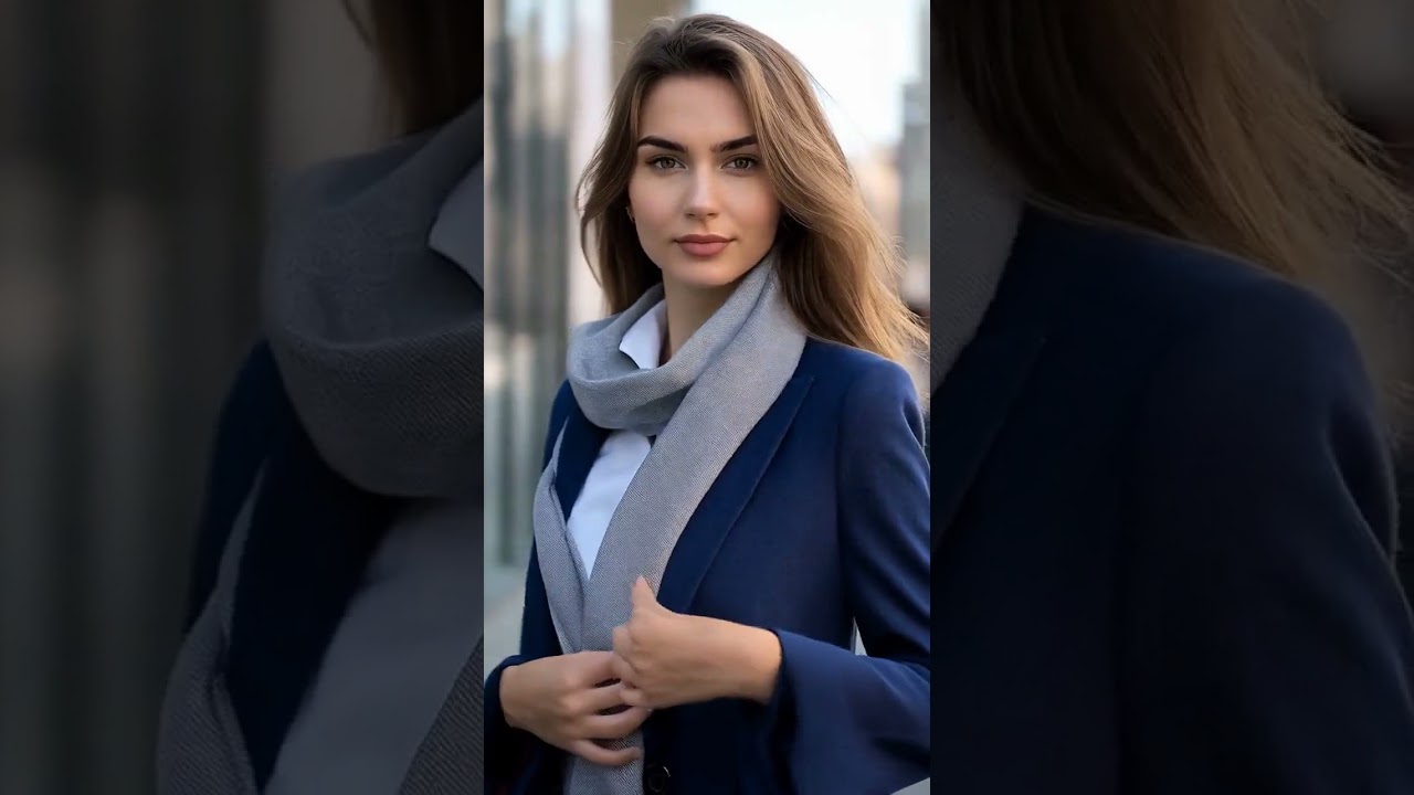 Chic Elegance: Stylish Blue Blazer Look 
