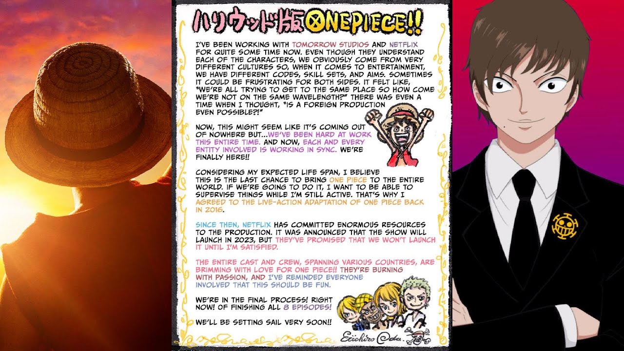 Oda’s Important Message On One Piece Live Action!!