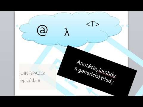 Náhľad videa: Programovanie aplikácií v Jave a Angulari - 8. prednáška (zo 13.11.2017)