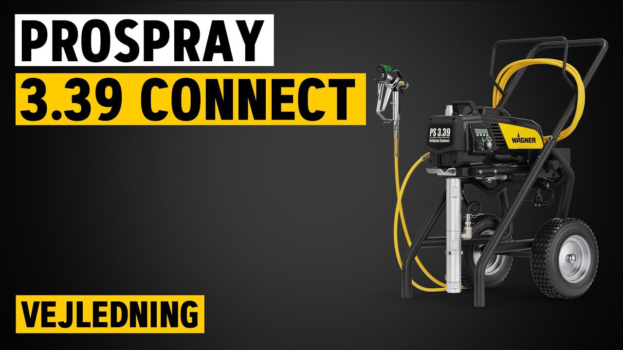 ProSpray 3.39 Connect - Opsætning, Anvendelsesområder, Tips & tricks, Rengøring | WAGNER