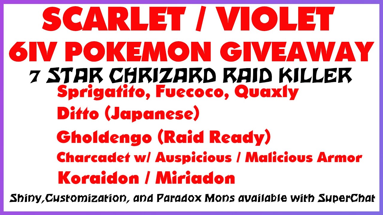 SHINY KORAIDON 6IV RARE | Exclusive | Pokemon Scarlet & Violet