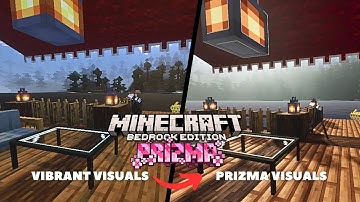 Minecraft Vibrant Visuals vs Prizma Visuals | Shader Texture Pack Comparison | DAN DA DAN OST