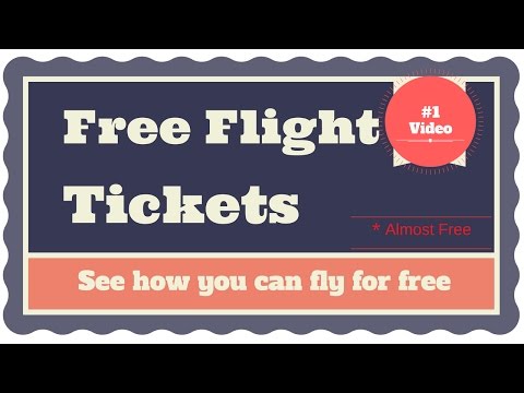 मुफ्त हवाई यात्रा - How to get free flight tickets Hindi - first time flight journey tips